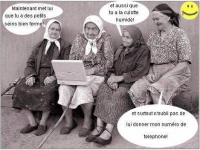  Les mamies et le net !