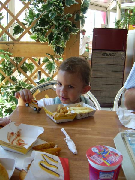 Romain au Mc Do