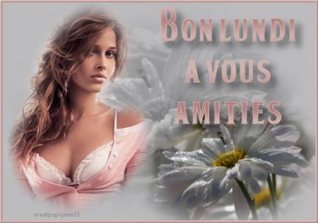 Bonne journ�e et bonne semaine � vous tous