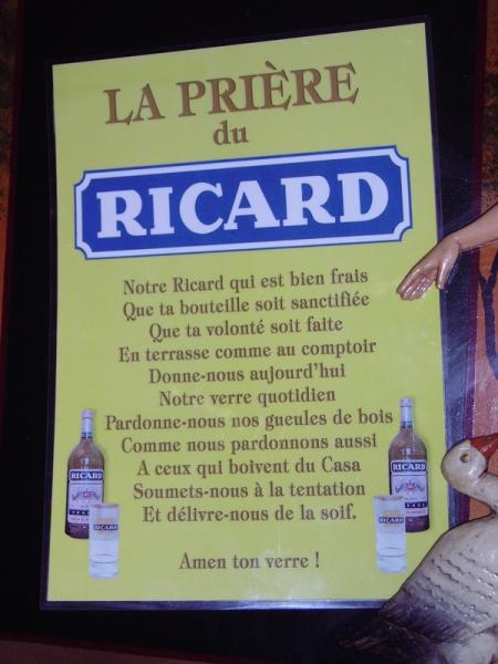 La pri�re du ricard