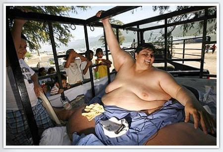 L' HOMME LE PLUS GROS DU MONDE.(560KG)