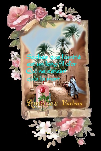 MERCI MON AMIE BARBARA