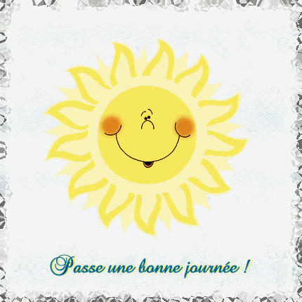 UN PEU DE SOLEIL POUR REMONTER LE MORAL .
